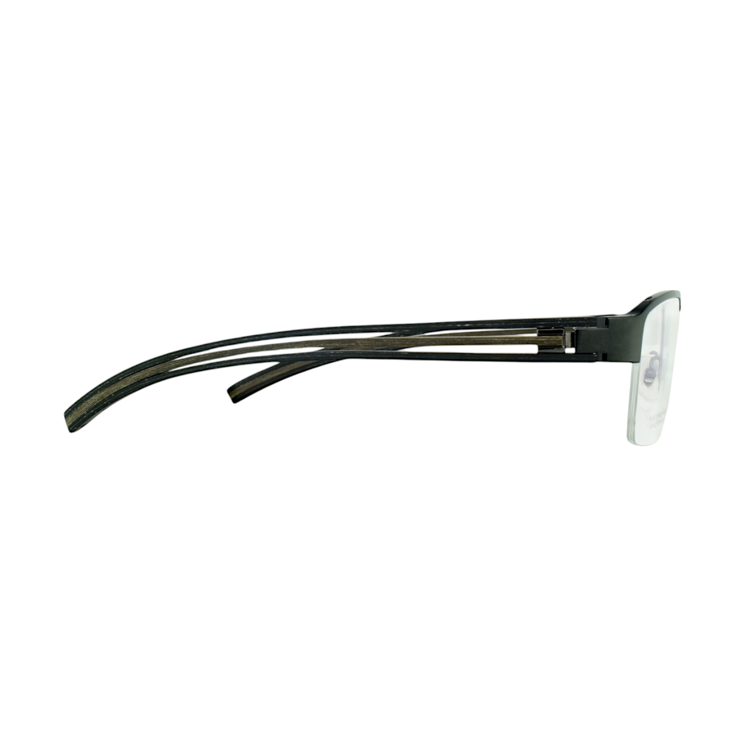 OGA  by Morel 7958 Matte Black Eyeglasses
