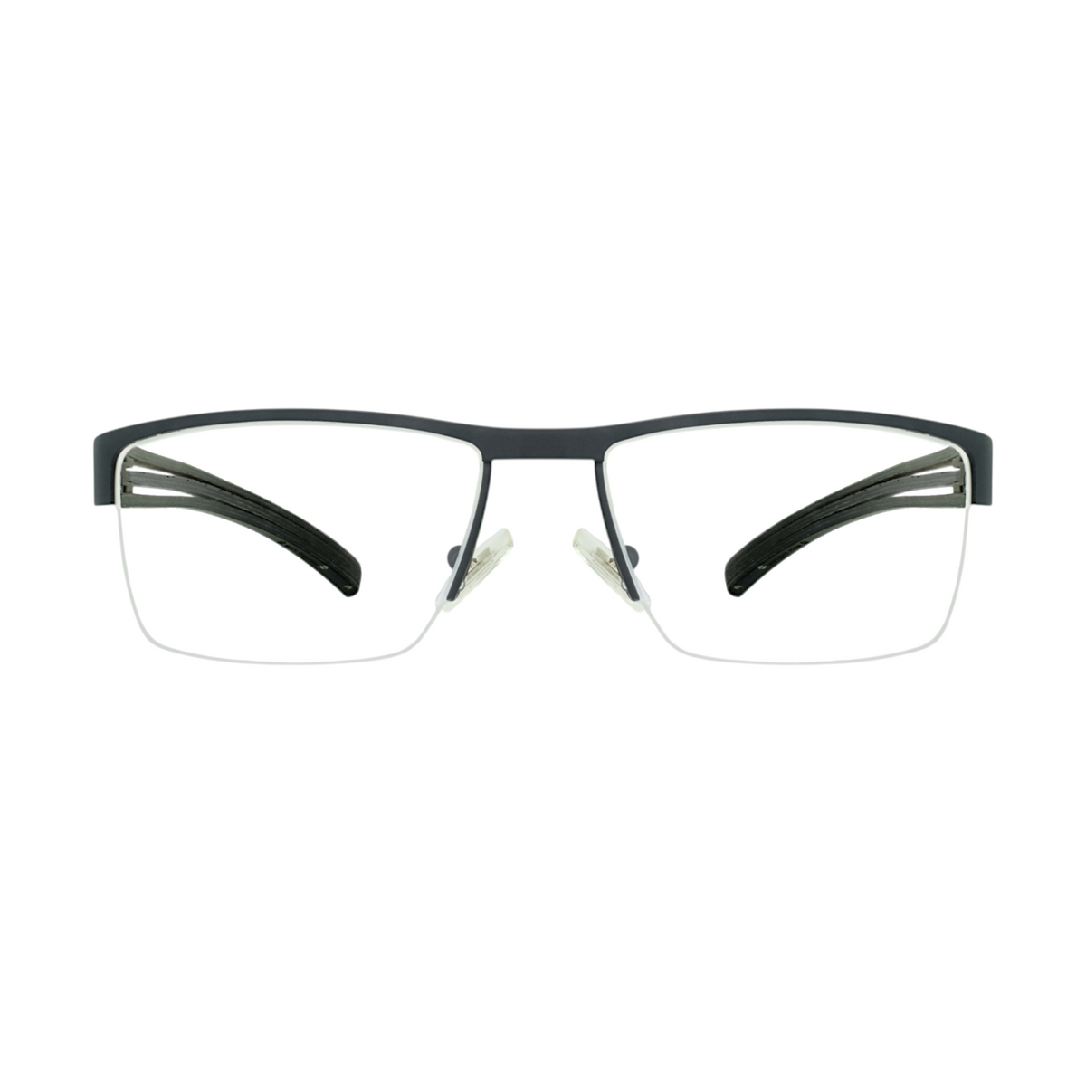 OGA by Morel 7957  Matte Black Eyeglasses
