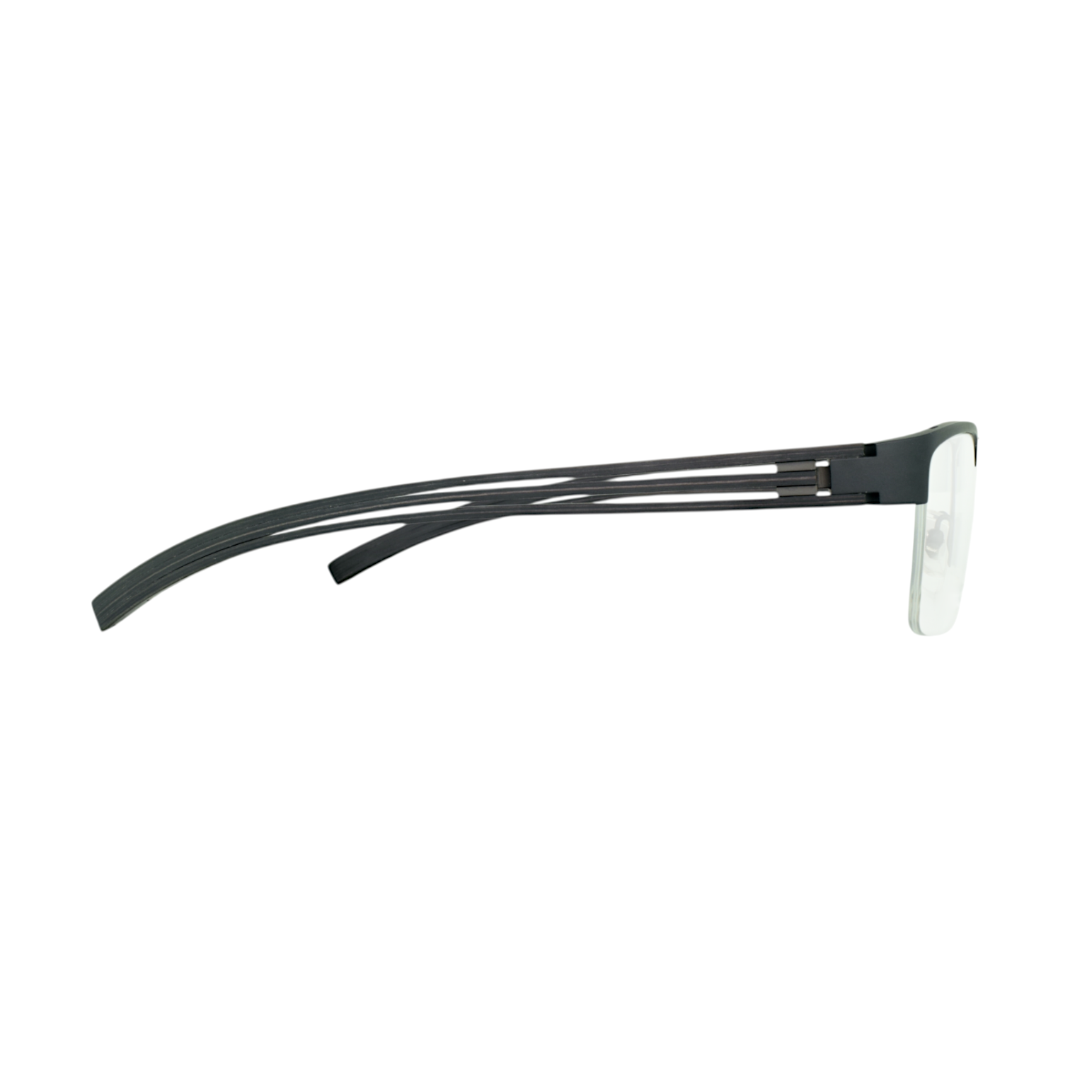 OGA by Morel 7957  Matte Black Eyeglasses