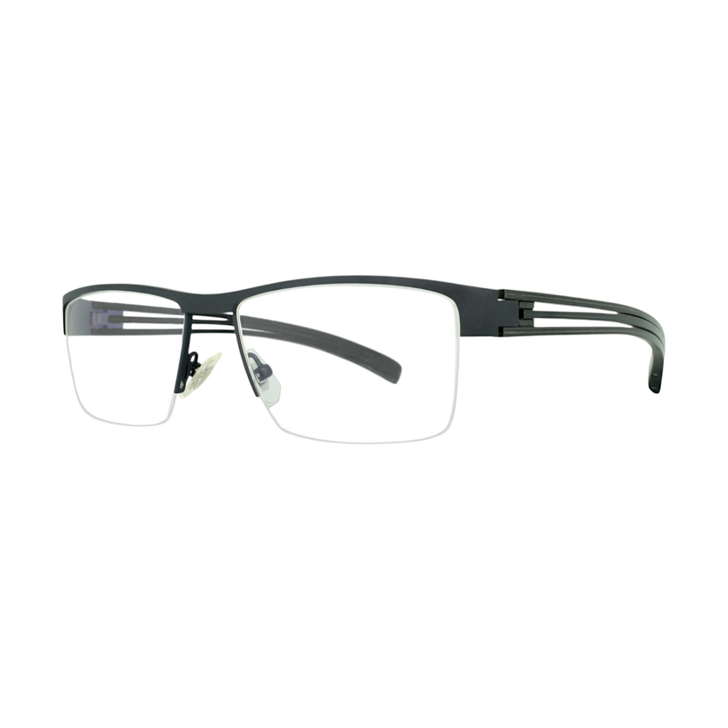 OGA by Morel 7957  Matte Black Eyeglasses