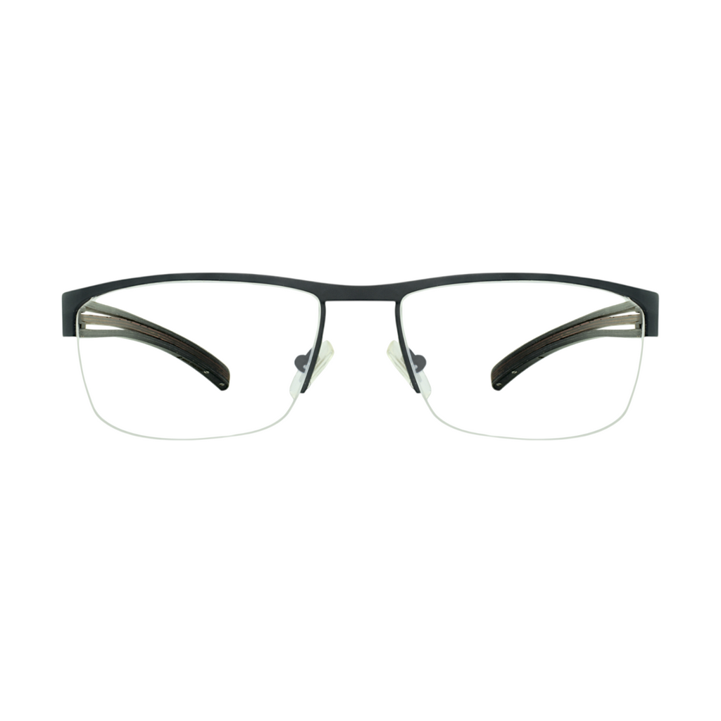 OGA  by Morel 7960  Matte Black Eyeglasses