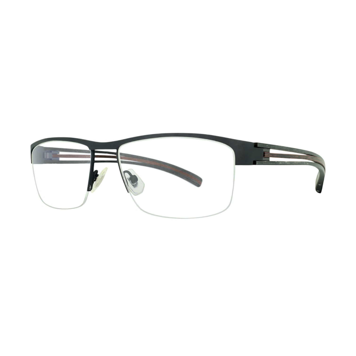 OGA  by Morel 7960  Matte Black Eyeglasses