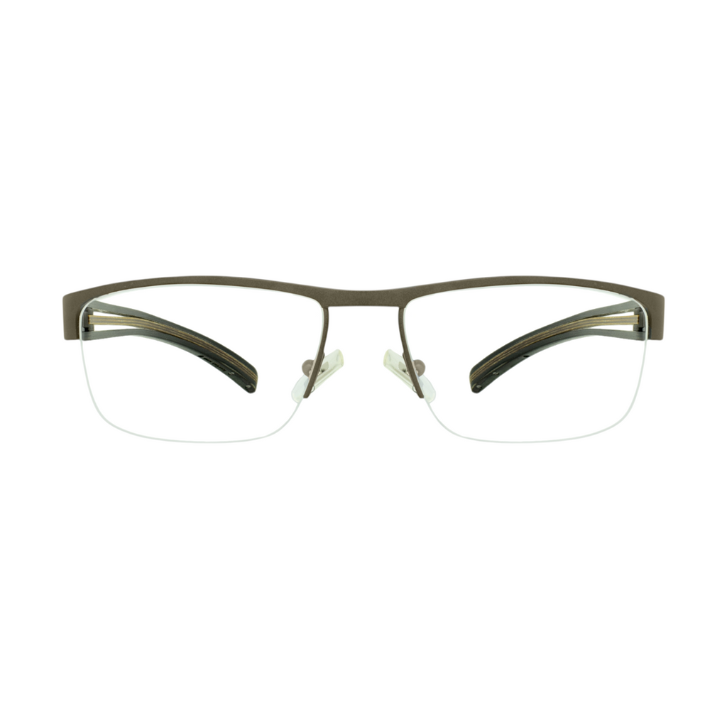 OGA  by Morel 7959  Matte Brown Eyeglasses