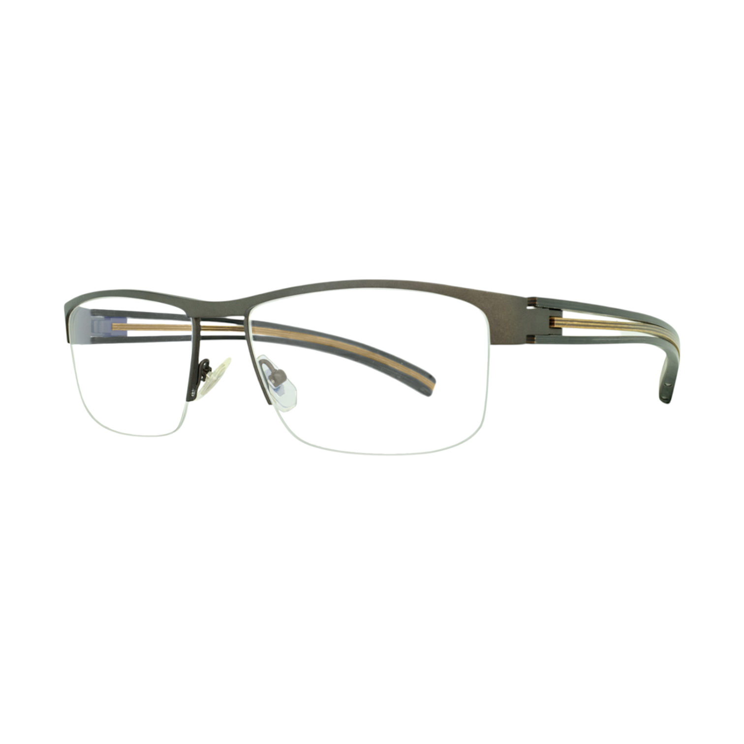 OGA  by Morel 7959  Matte Brown Eyeglasses