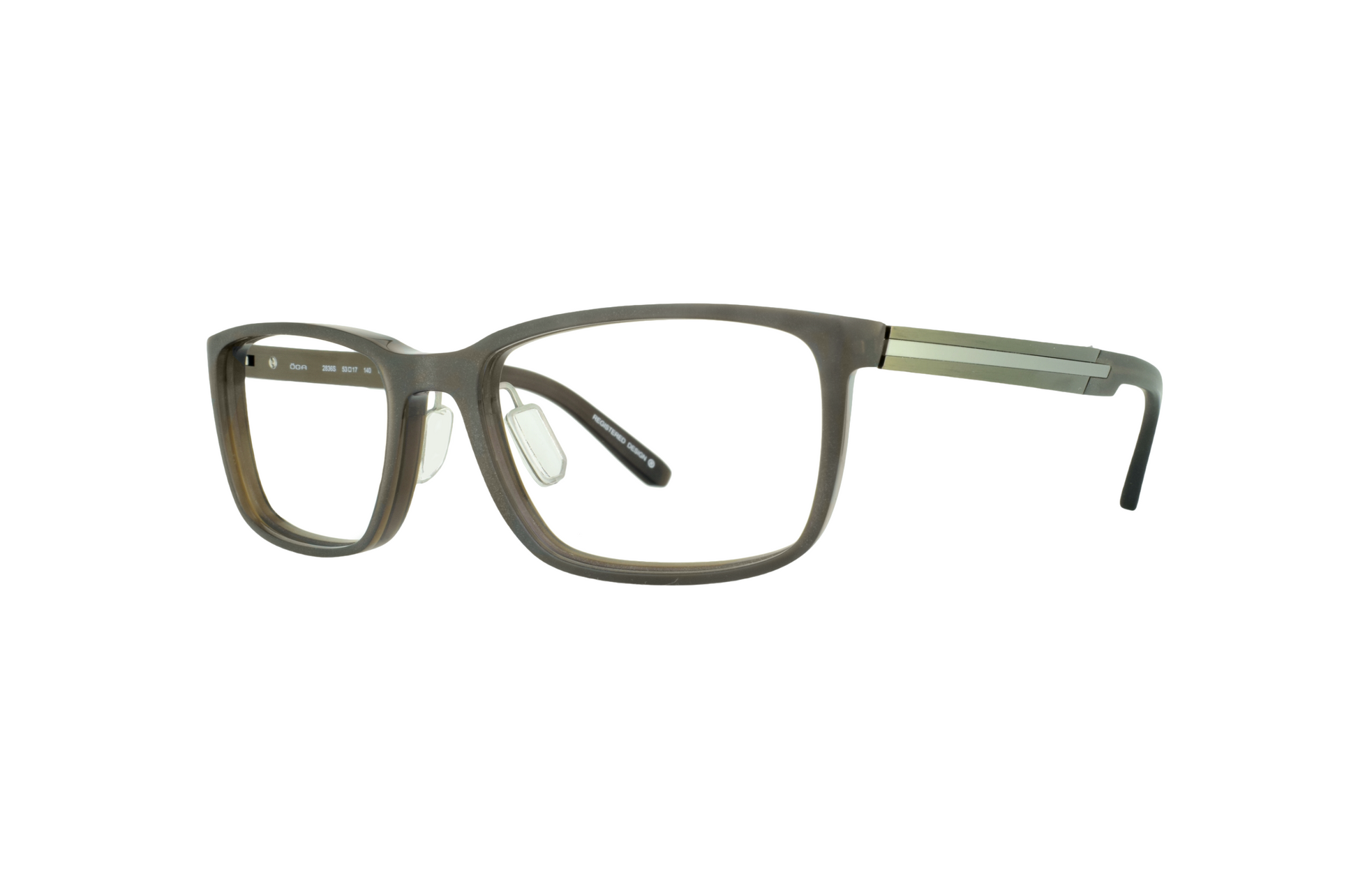 OGA by Morel 2836 Matte Brown Eyeglasses