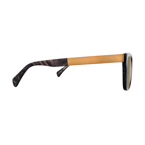 EGG Rectangle Brown Multicolour double bridge Frame