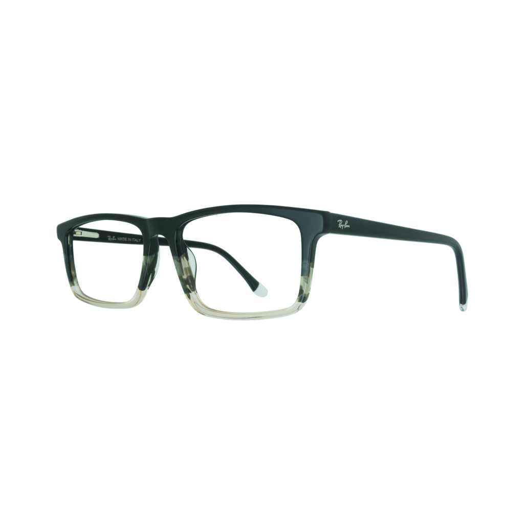 GL E00048 Black and Transparent Eyeglasses