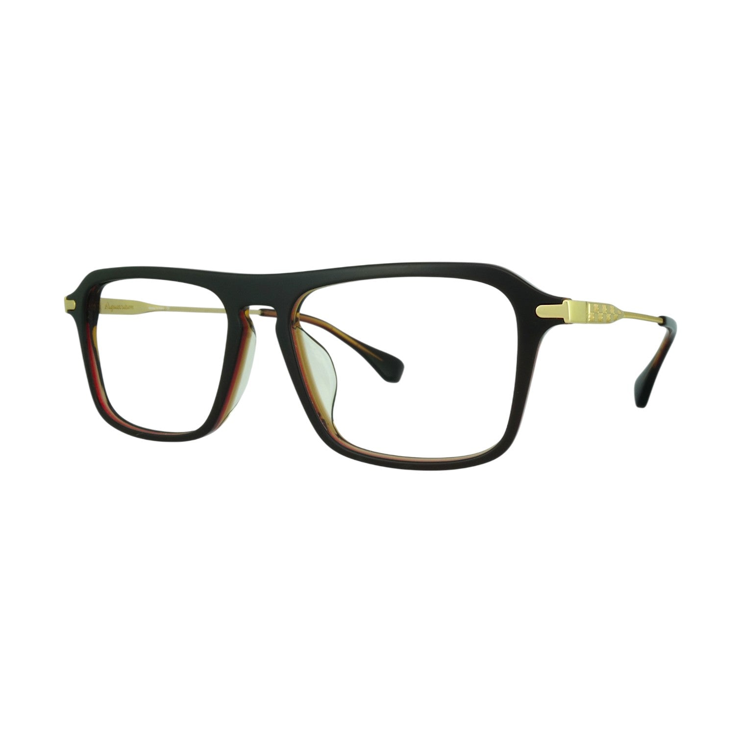 GL E00030 Brown Eyeglasses