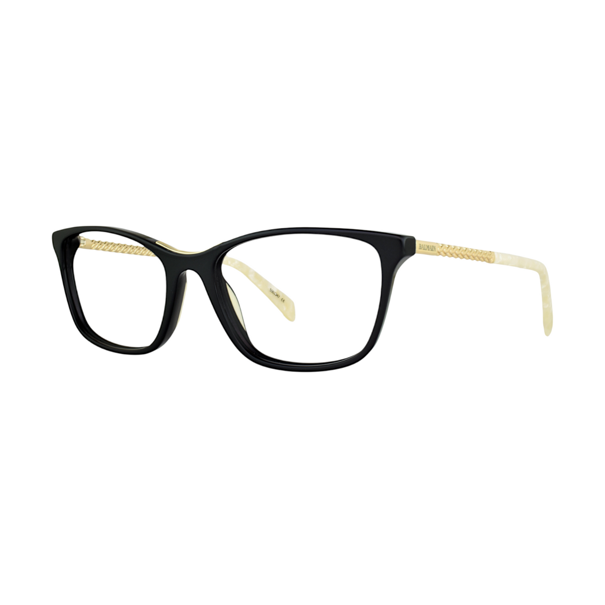 Balmain BL1516s black and gold women's eyeglasses - view 3