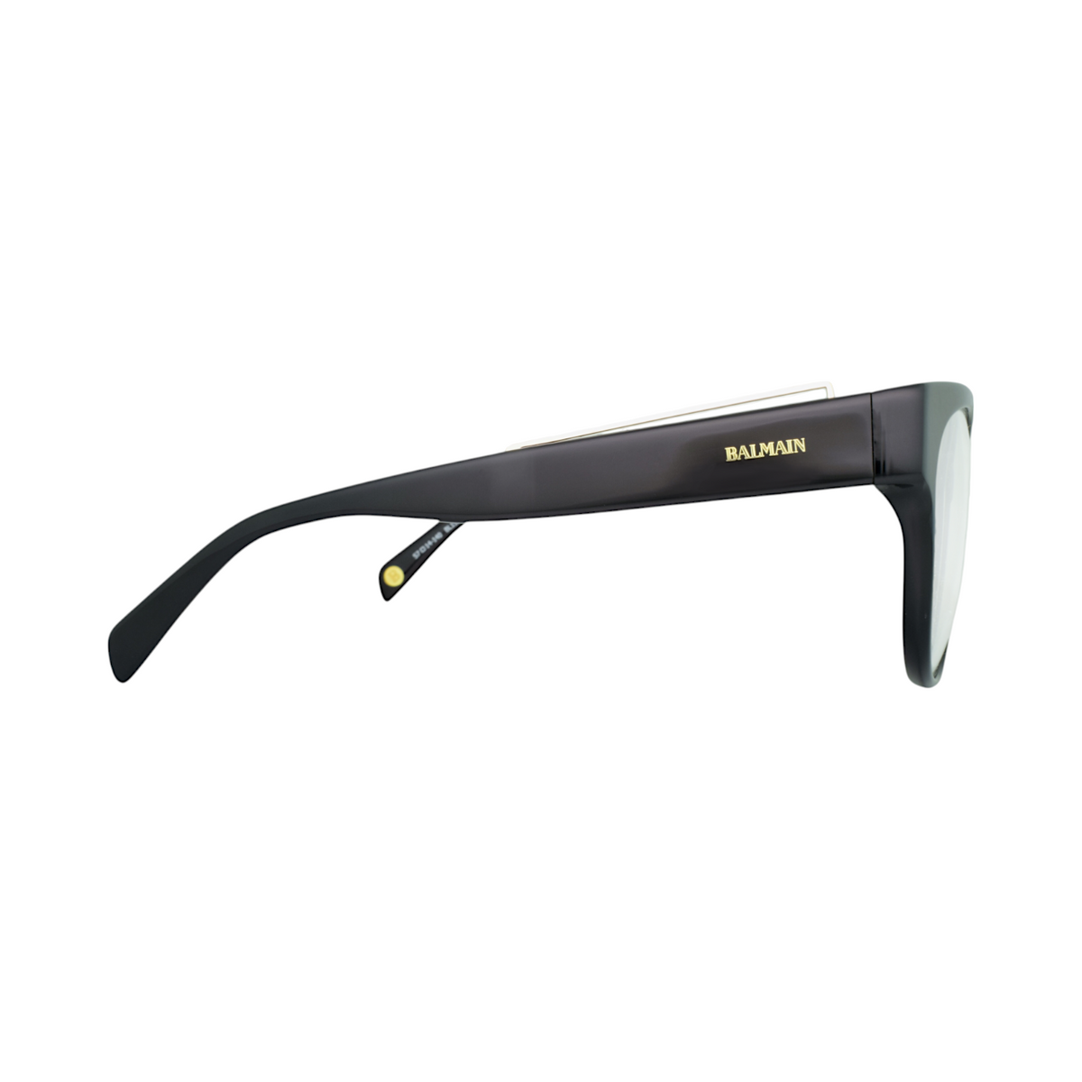 Balmain BL1528s black round acetate women's eyeglasses - view 2