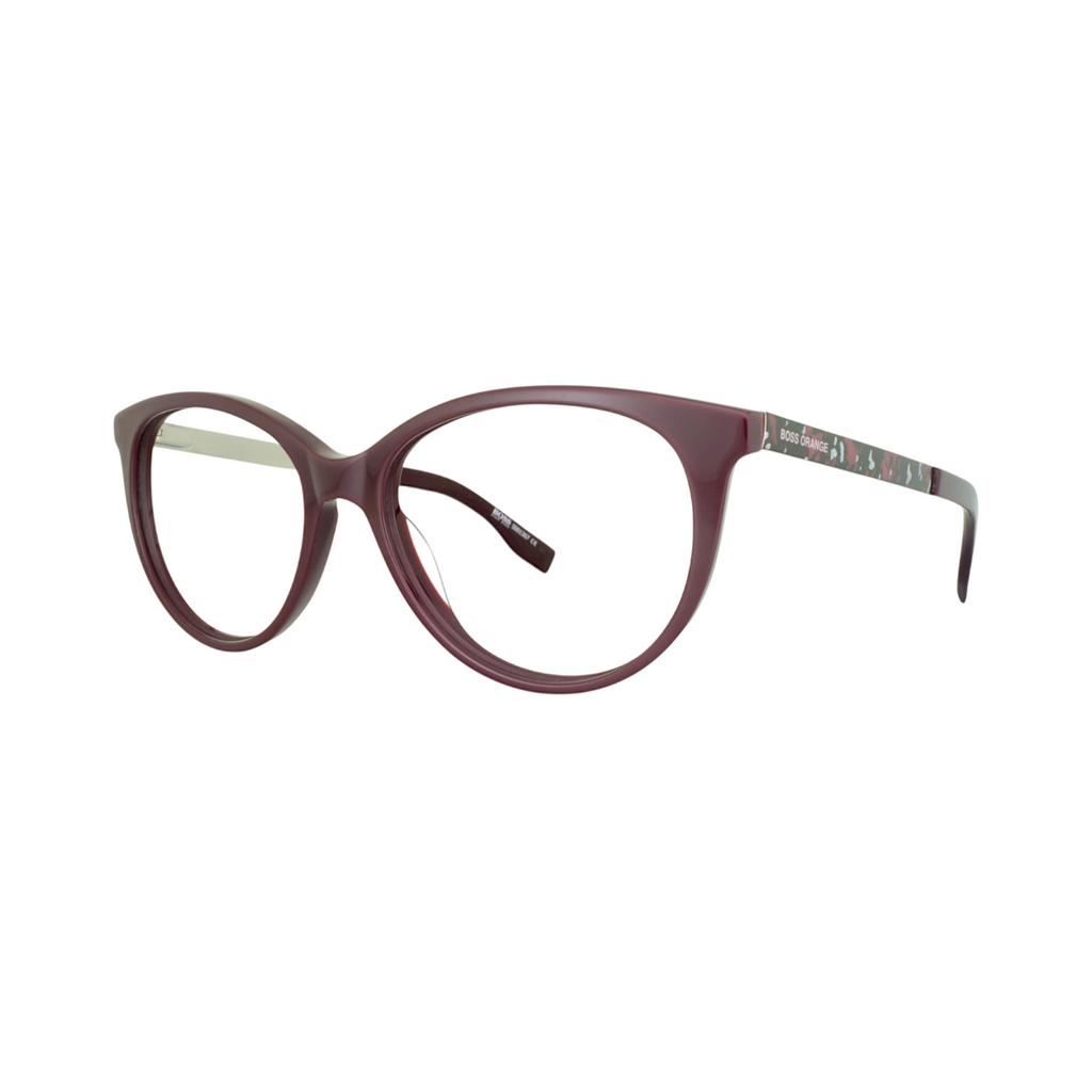 Boss Orange BO 0274 red round eyeglasses - view 3