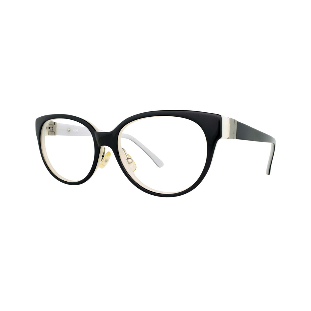 EGG Cateye Black and White Frame