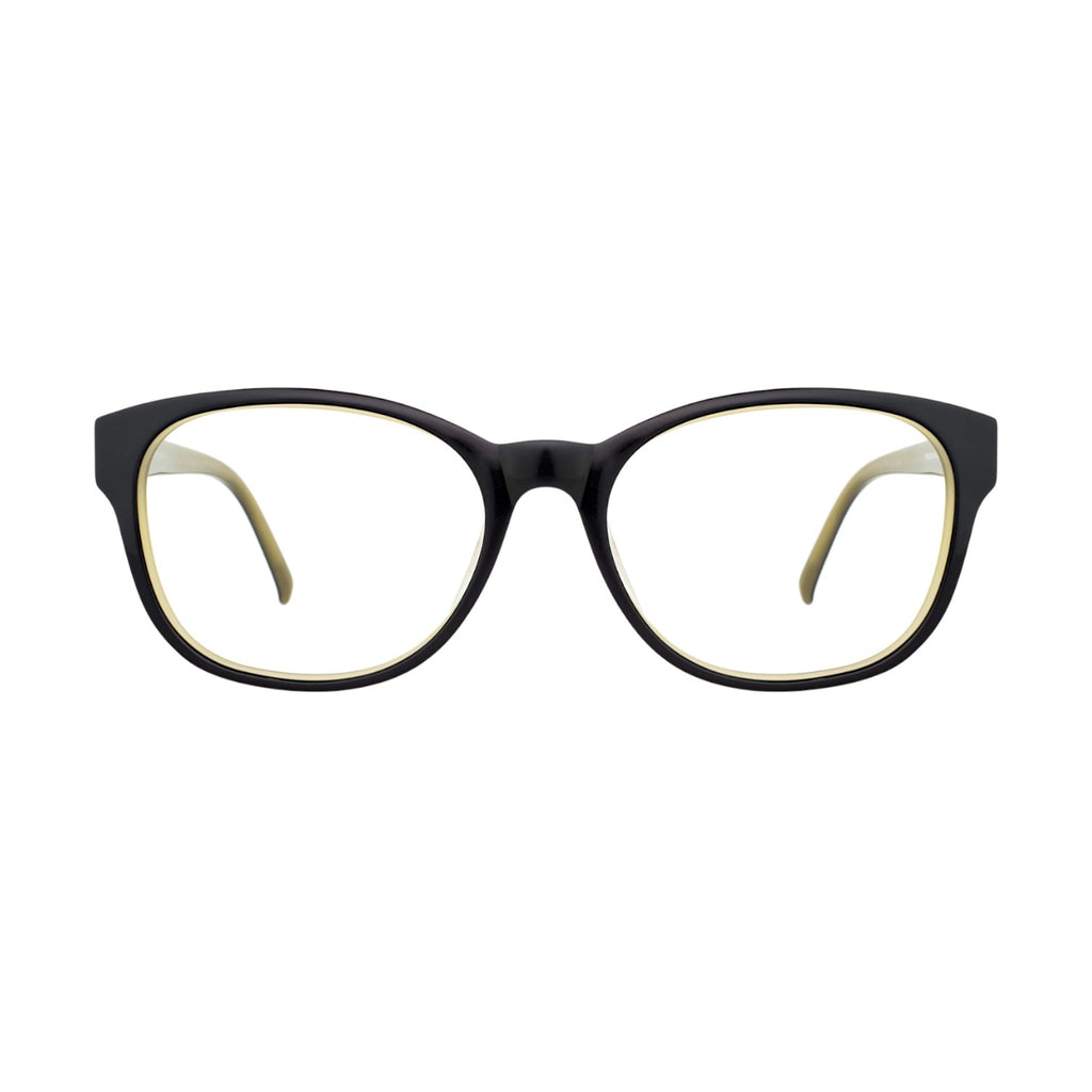 EGG Oval Black Multicolour (Green) Frame