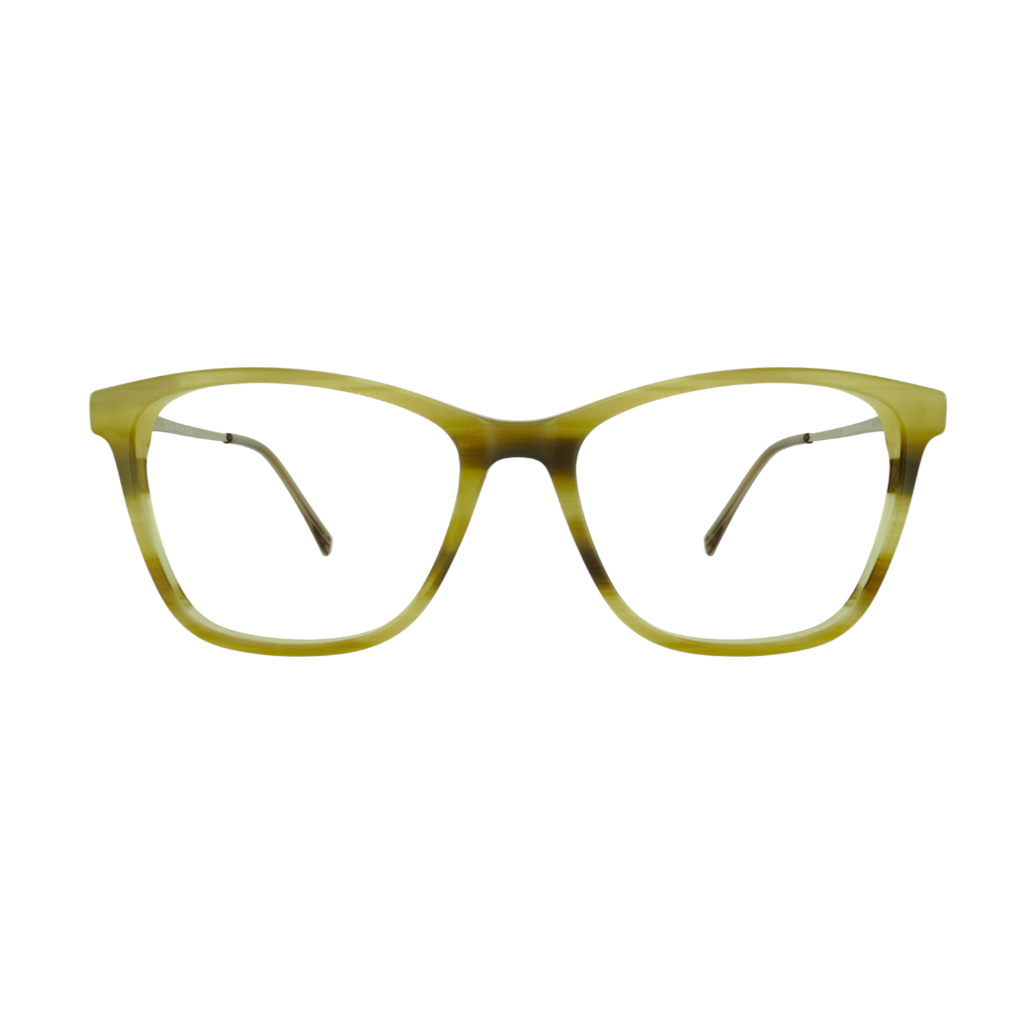 GL E00073 Olive tortoise Eyeglasses