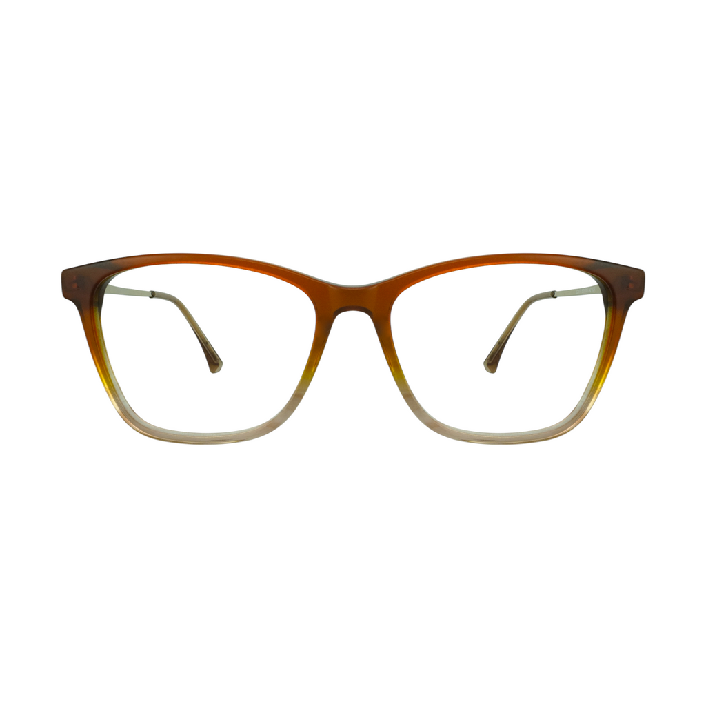 GL E00071 Brown Eyeglasses