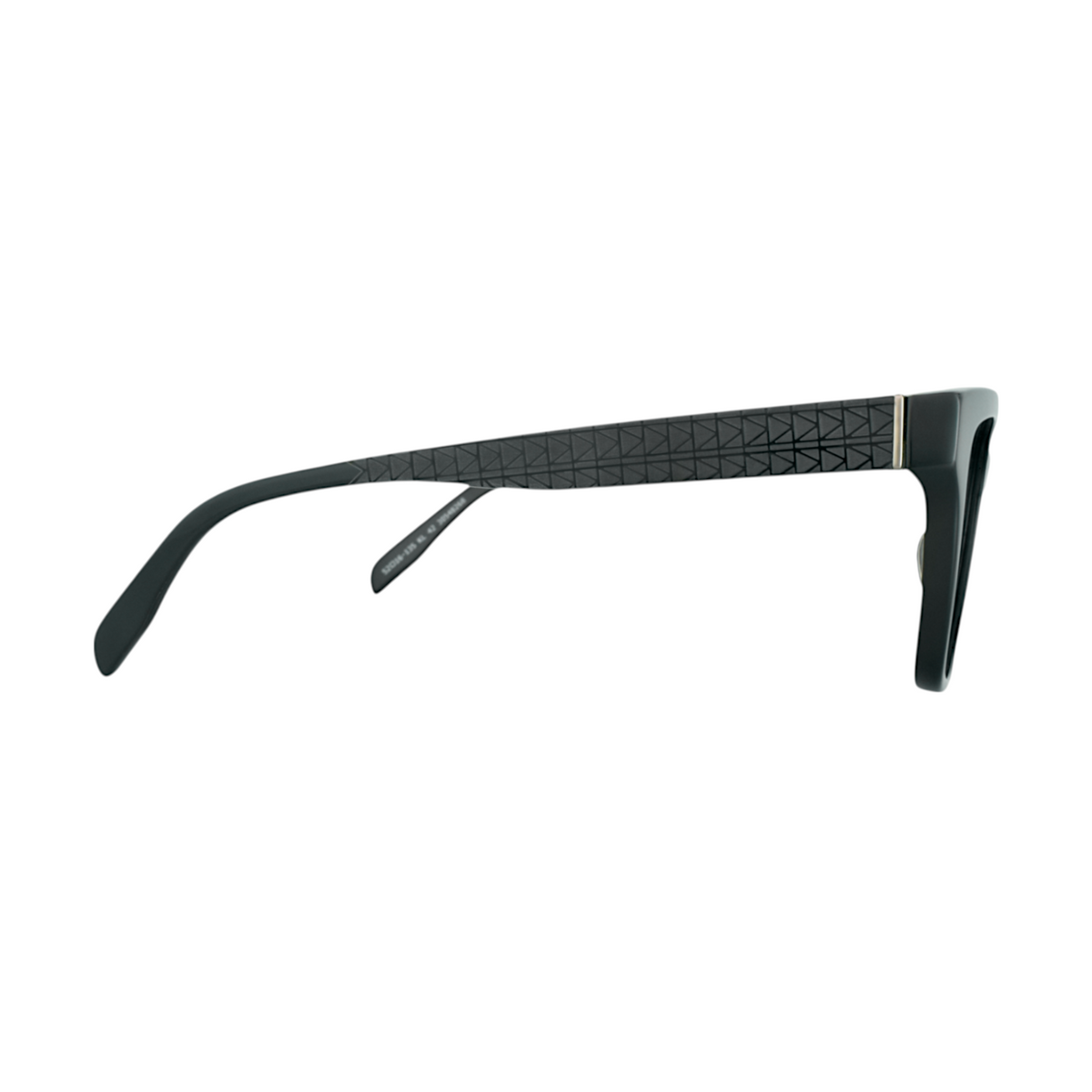 GL E00068 black square acetate women's eyeglasses - view 2