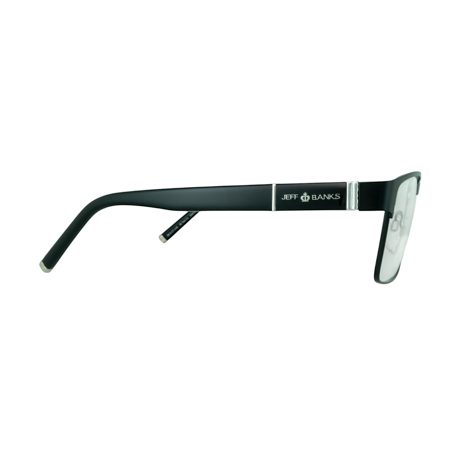 Jeff Banks JB Two I's Black Eyeglasses
