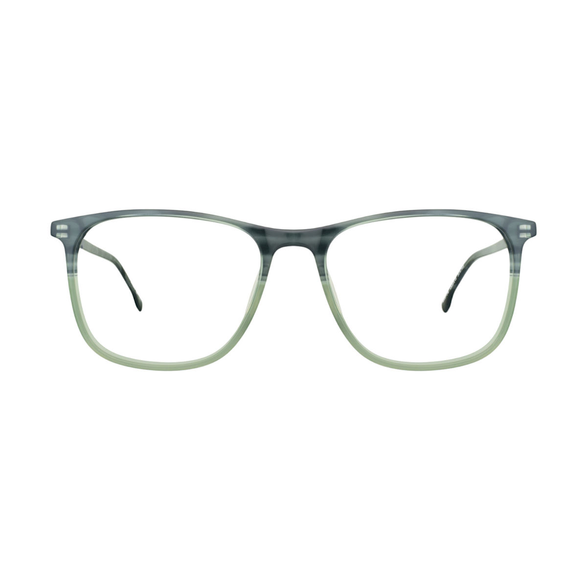 Lacoste 05 green square acetate eyeglasses