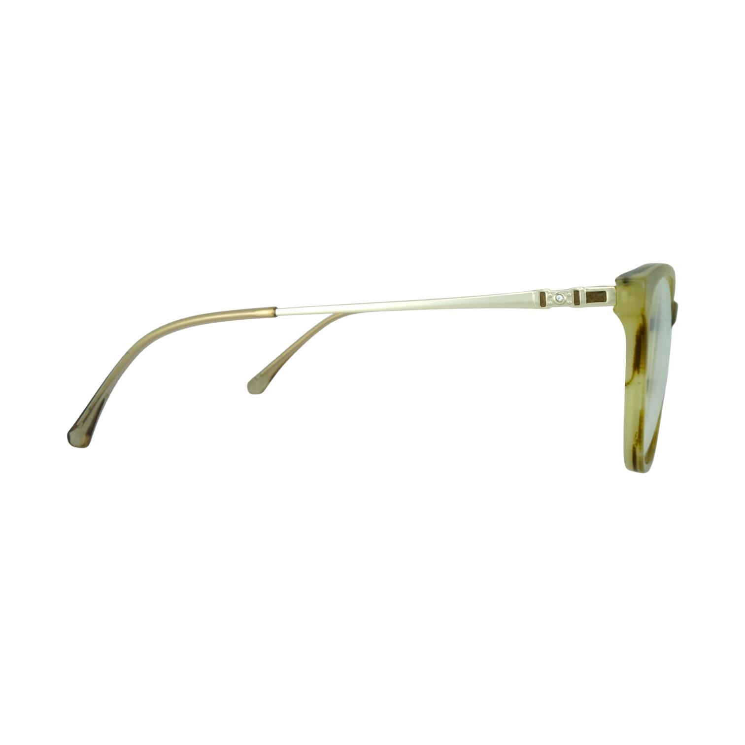 GL E00073 Olive tortoise Eyeglasses