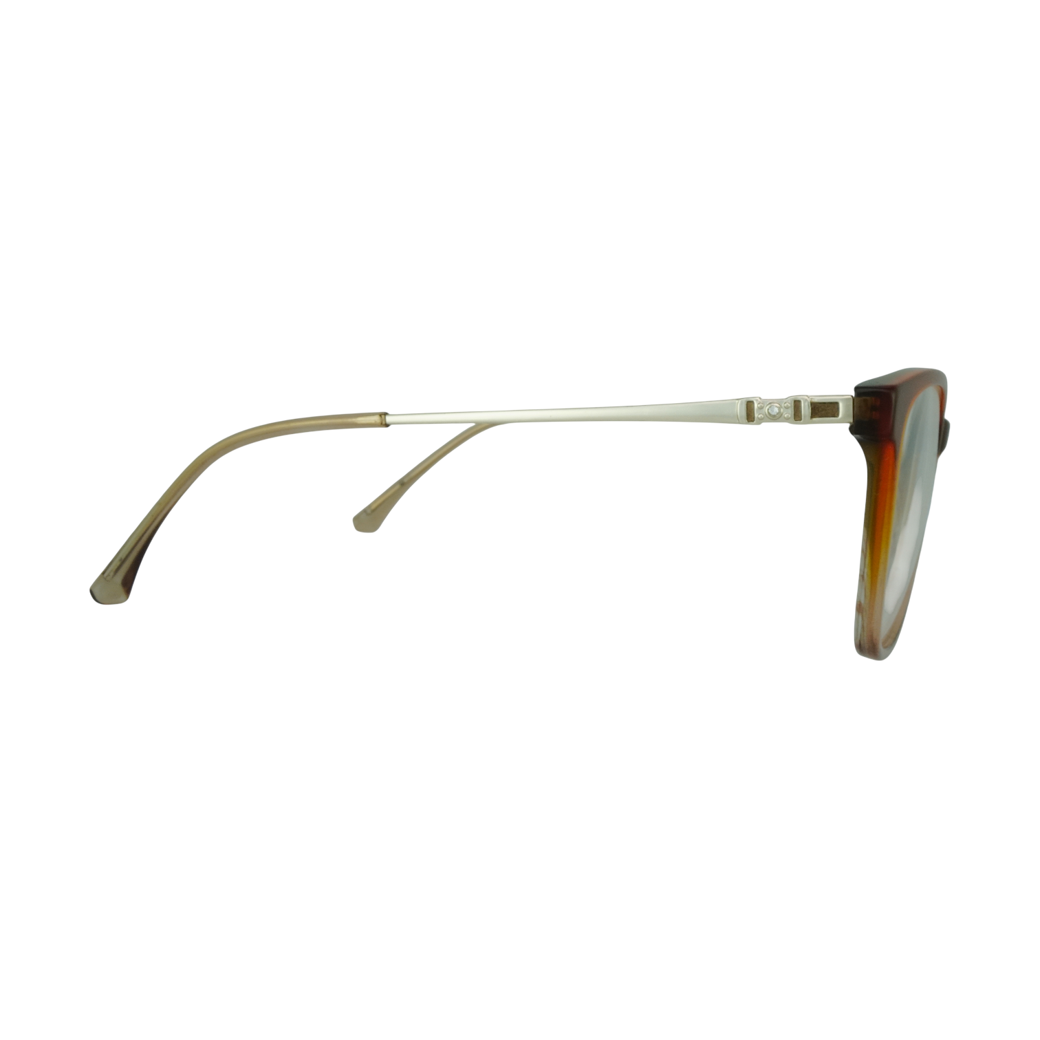 GL E00071 Brown Eyeglasses