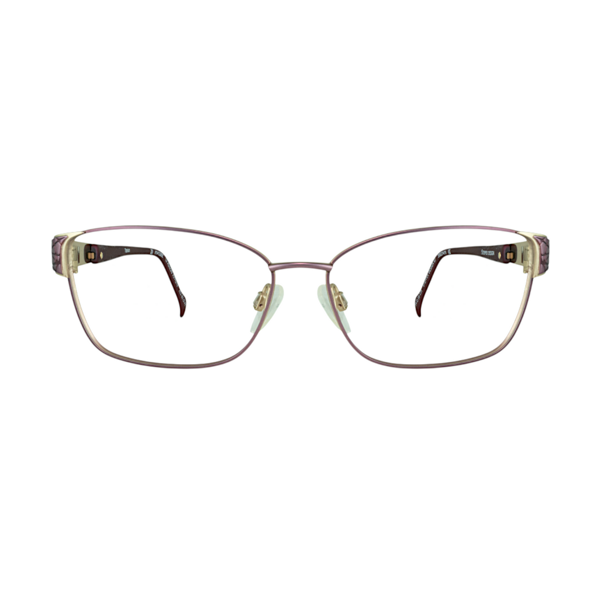 Stepper 07 Golden Eyeglasses