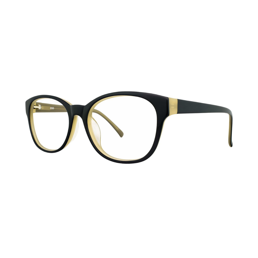 EGG Oval Black Multicolour (Green) Frame
