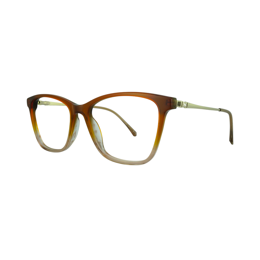 GL E00071 Brown Eyeglasses