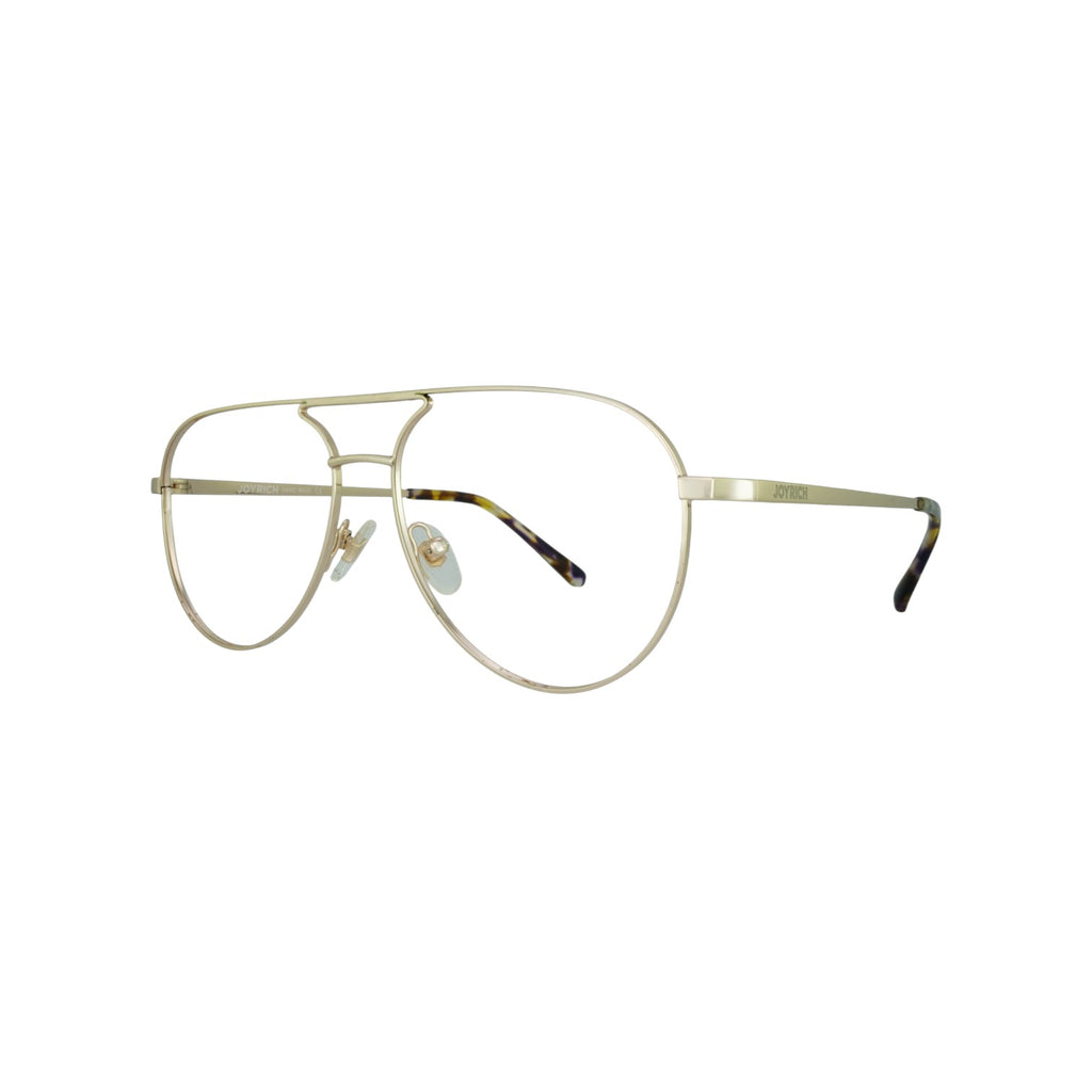GL E0025 Golden Eyeglasses