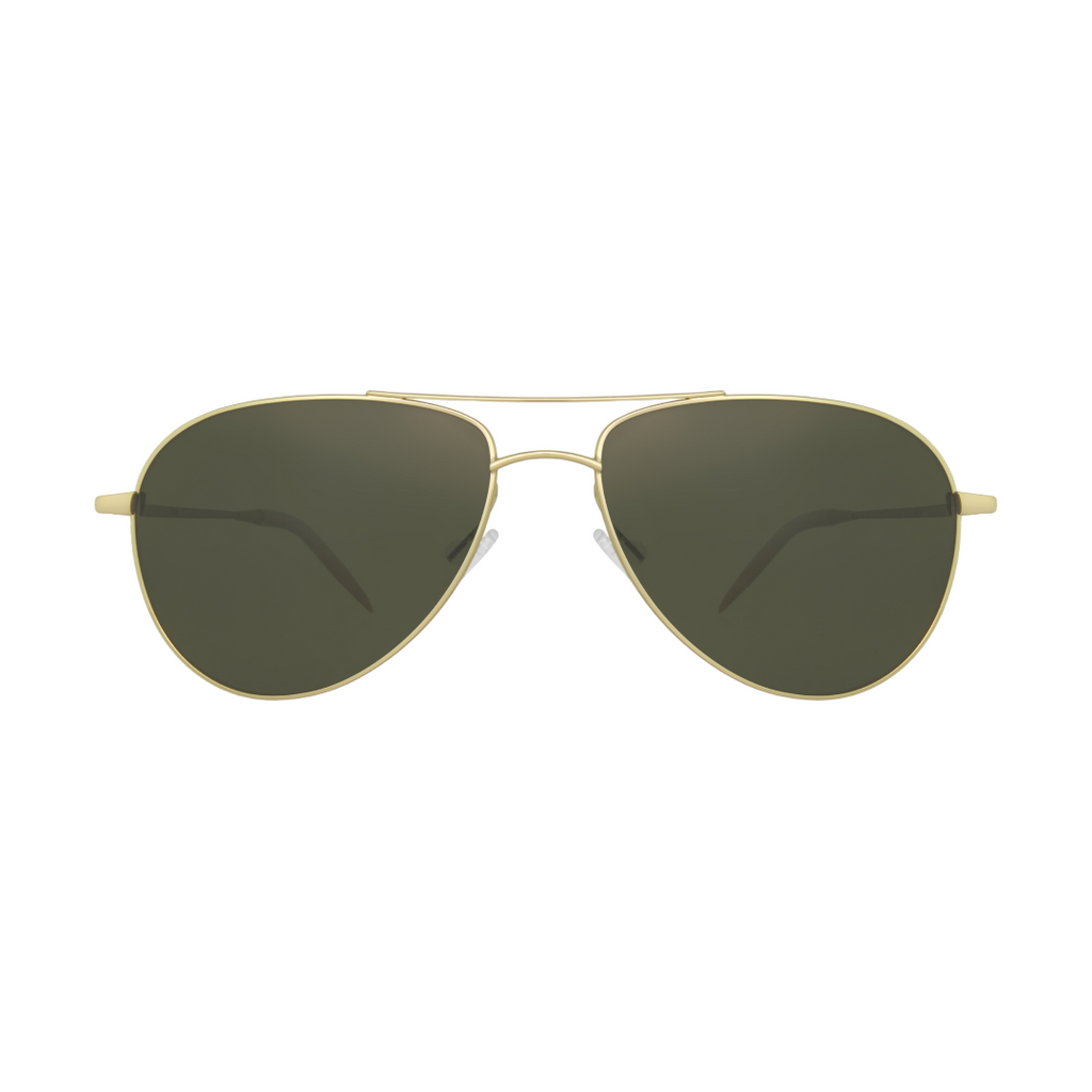 Oliver Peoples Benedict OV1002s 5035/p1 Sunglasses, aviator shape, pilot shape, polarised