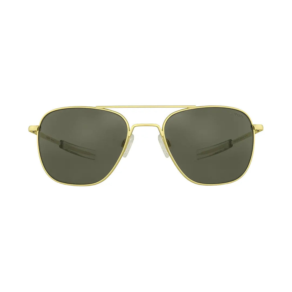 Randolph AF056 23kGold sunglasses for men, pilot shapes, square, aviator